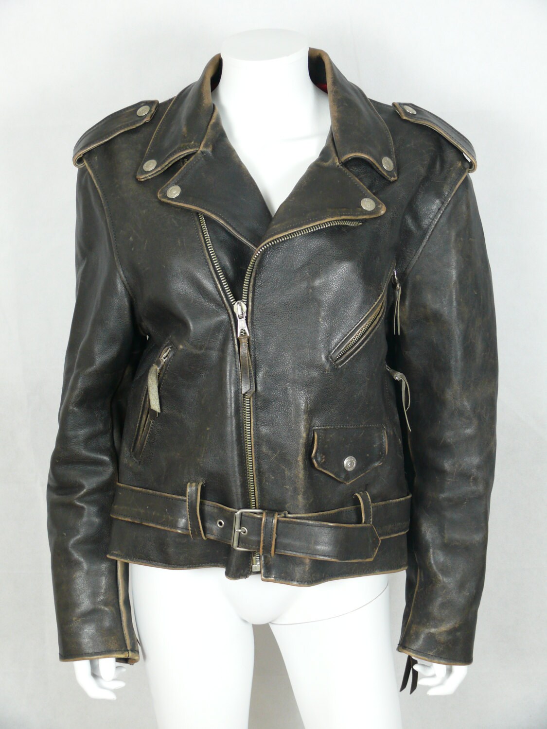 MOSCHINO Gorgeous Vintage Rare Iconic Peace Leather Jacket - Etsy