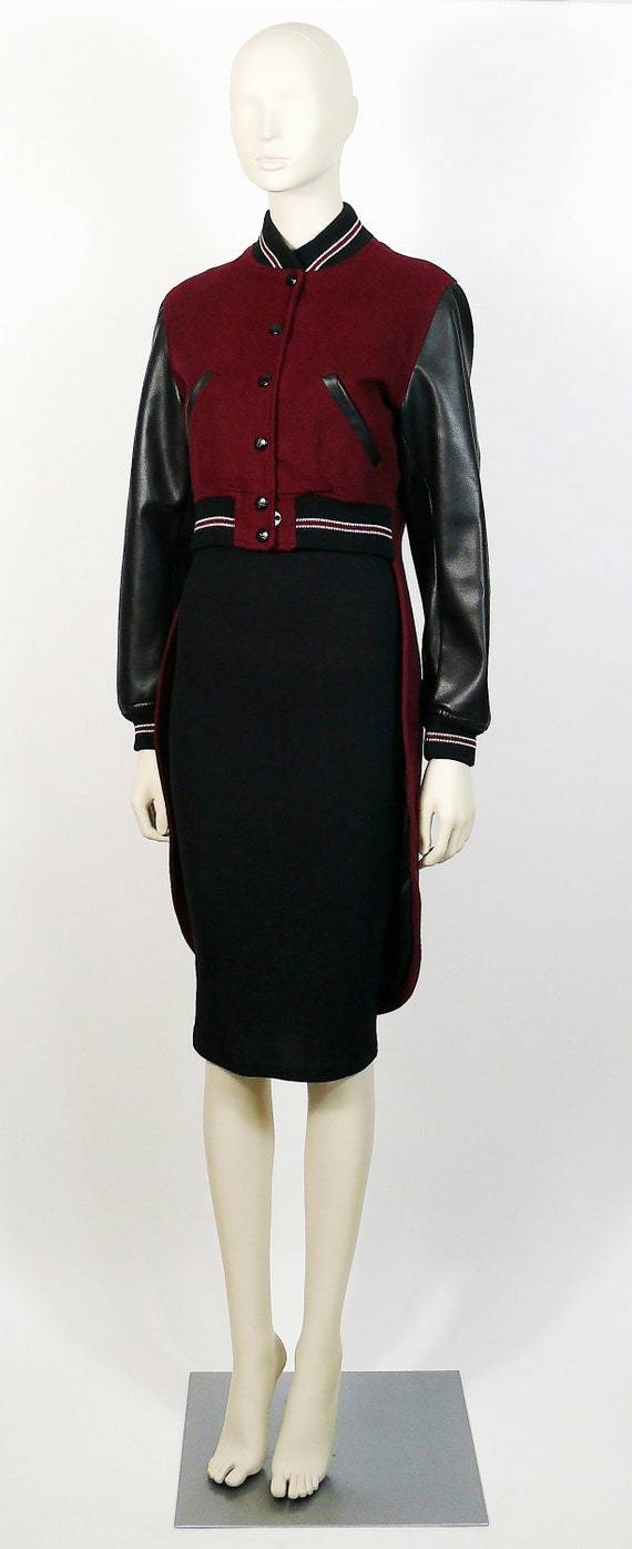 JEAN PAUL GAULTIER * Vintage Rare Tailcoat Varsit… - image 5