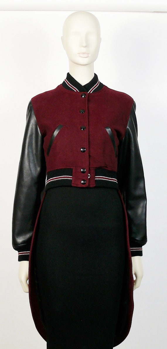 JEAN PAUL GAULTIER * Vintage Rare Tailcoat Varsit… - image 3