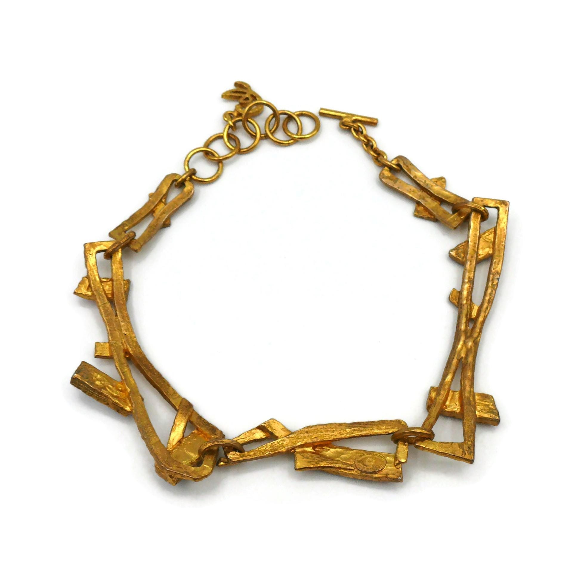 Christian Lacroix チェーン ネックレス ゴールド ヴィンテージ Christian Lacroix チェーン ネックレス ゴールド ヴィンテージ