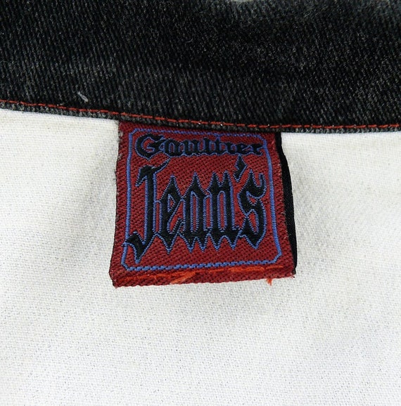 JEAN PAUL GAULTIER * Vintage Trompe L'oeil Denim … - image 7