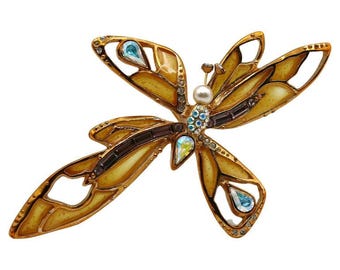 ヴィンテージ クリスチャン・ラクロア ゴールドハートブローチ - Etsy 日本