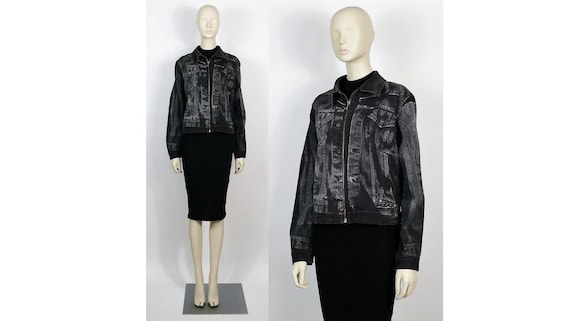 JEAN PAUL GAULTIER * Vintage Trompe L'oeil Denim J