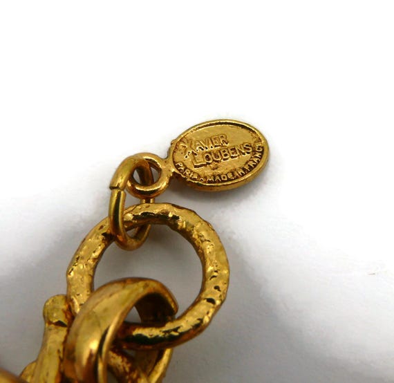 Collier Métal Doré WILLY Avec Cabochons En émail - Style Rétro Et élégant