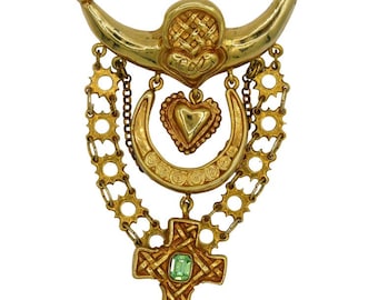 Christian Lacroix - Broche vintage croix - Etsy 日本