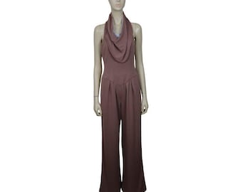Vintage Drape Neck Jumpsuit Thierry Mugler