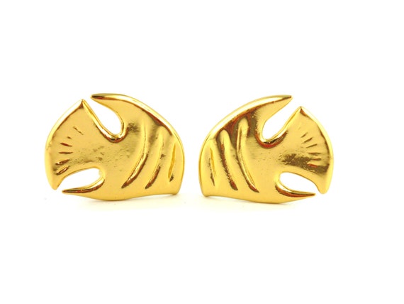 YVES SAINT LAURENT * Gorgeous vintage poisson earr