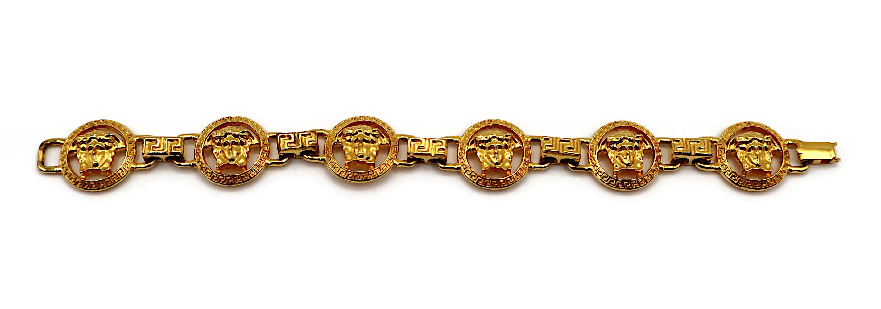 GIANNI VERSACE * Vintage Gold Tone Medusa Bracelet - Etsy