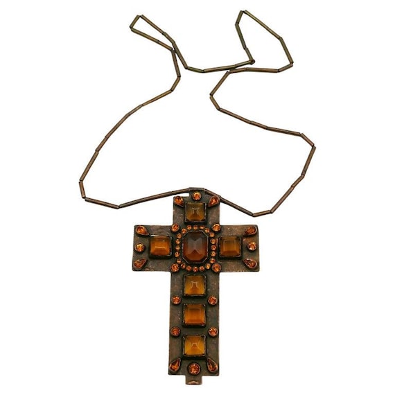 Jean Paul Gaultier 90S Sample 1/1 XXL Silver 5 Crucifix