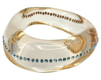 Vintage Jewelled Resin Bracelet Thierry Mugler