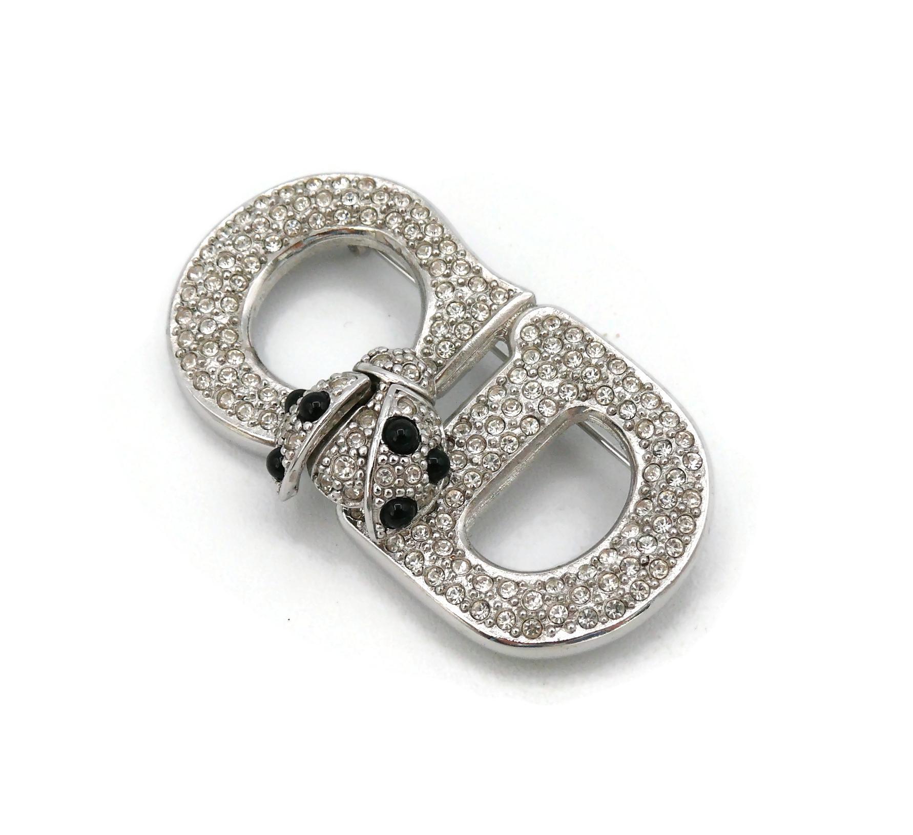 CHRISTIAN DIOR * Vintage Jewelled CD Ladybug Brooch - Etsy Canada