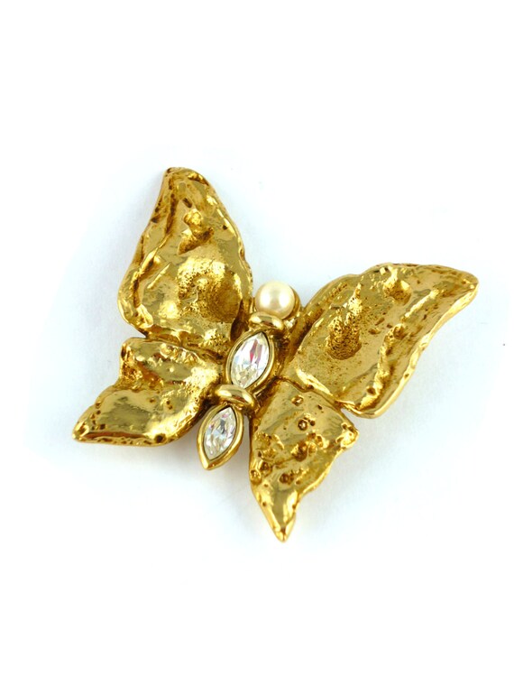 YVES SAINT LAURENT * Gorgeous vintage jewelled but
