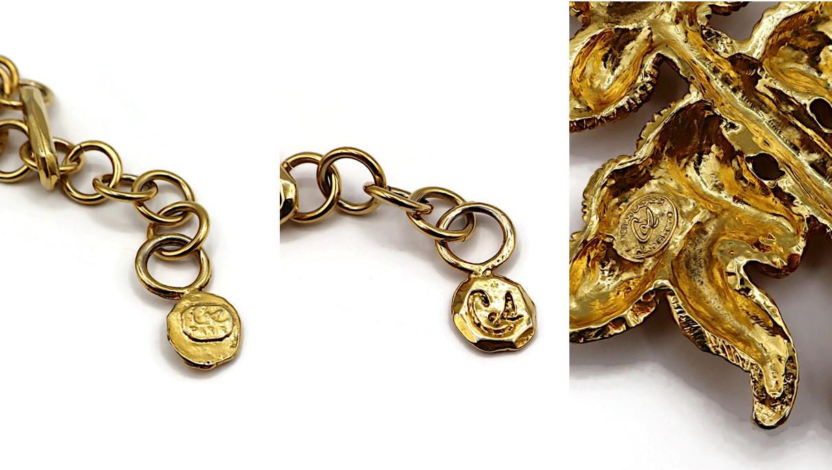 Christian Lacroix チェーン ネックレス ゴールド ヴィンテージ Christian Lacroix チェーン ネックレス ゴールド ヴィンテージ