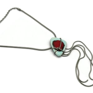 JEAN PAUL GAULTIER * Vintage Modernist Pendant Necklace