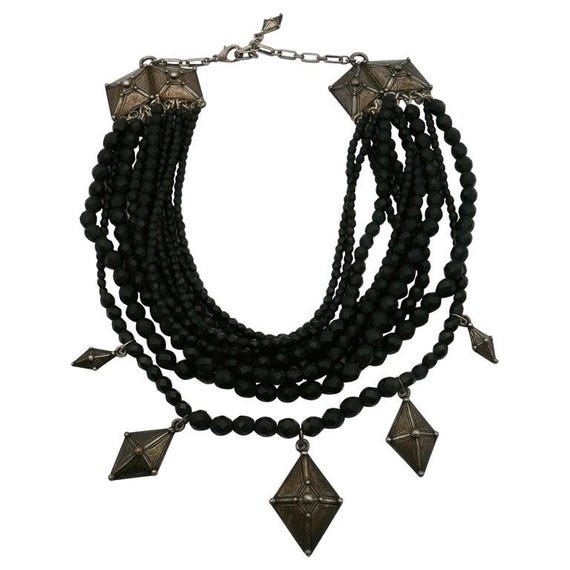 Vintage Multistrand Ethnic Necklace Jean Paul Gaultier - Etsy