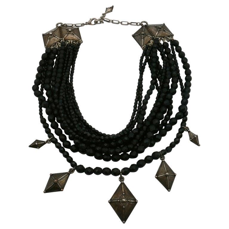JEAN PAUL GAULTIER * Vintage Multistrand Ethnic Necklace