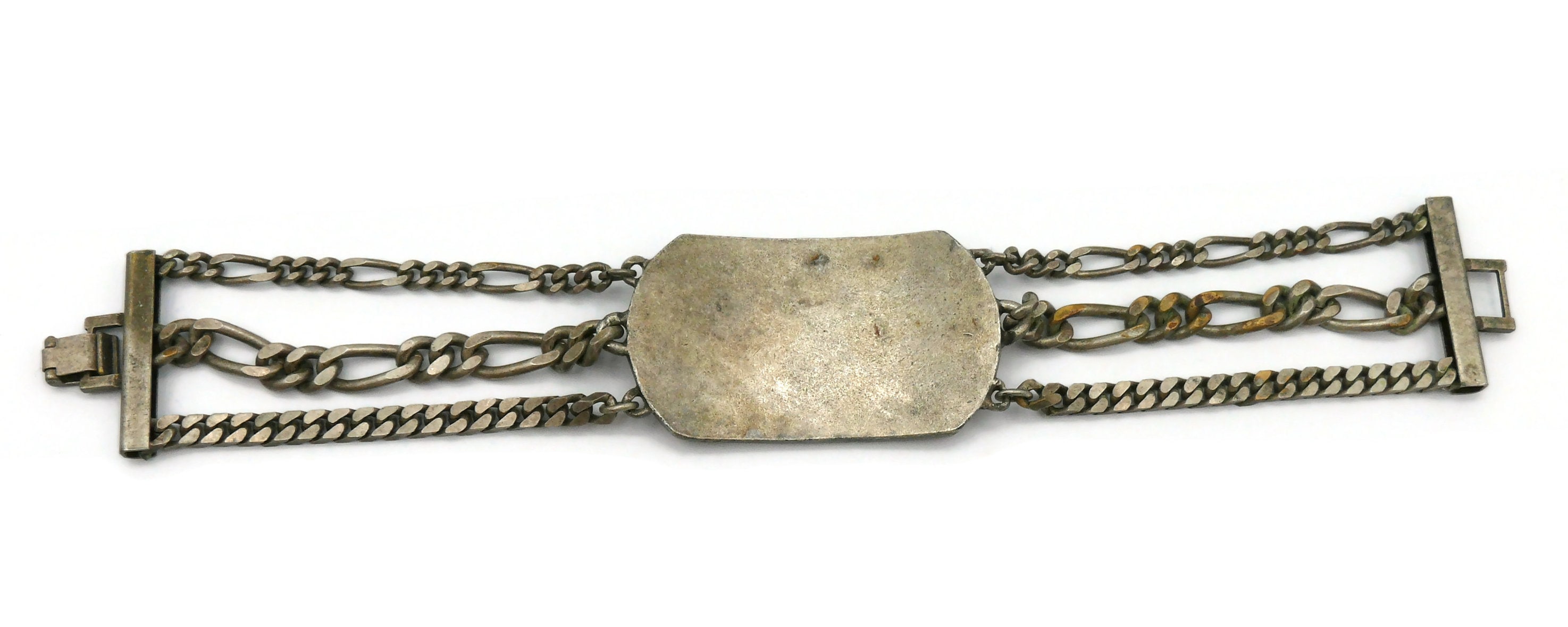JEAN PAUL GAULTIER * Vintage Id Tag Bracelet - Etsy