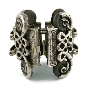 CLAUDE MONTANA Claire Deve Arabesques Cuff Bracelet image 6