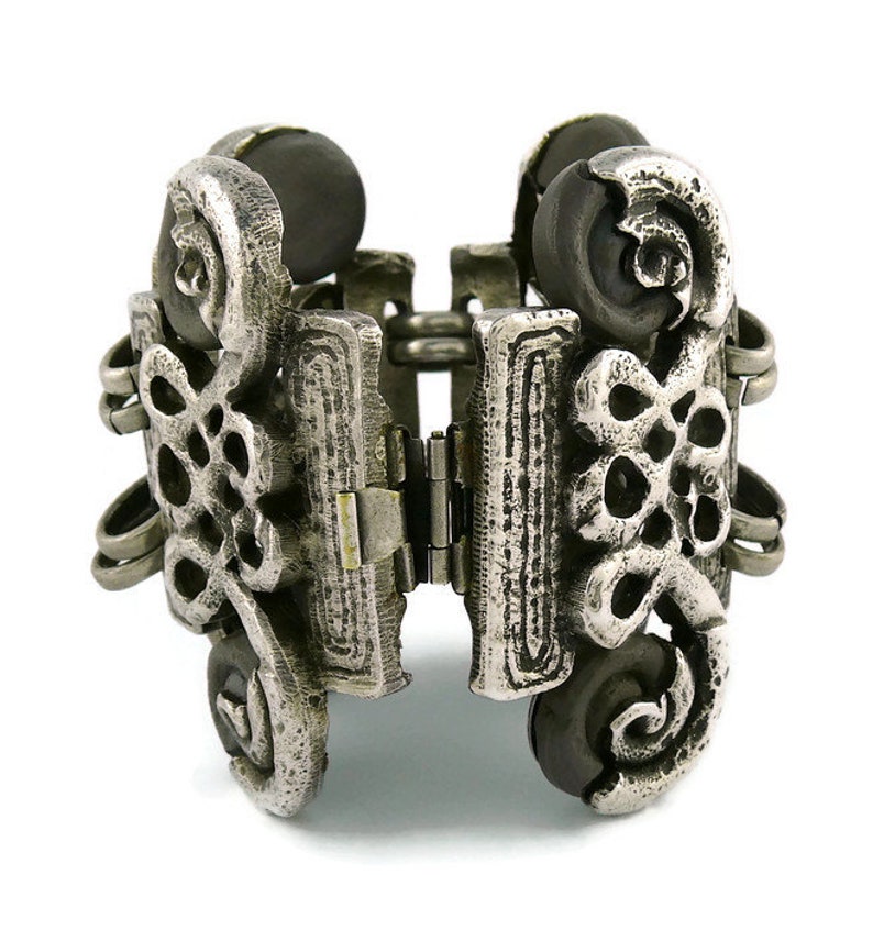 CLAUDE MONTANA Claire Deve Arabesques Cuff Bracelet image 6