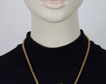 Collier Vintage Lanvin - Métal Doré - Années 1990 - Occasion En Bon état