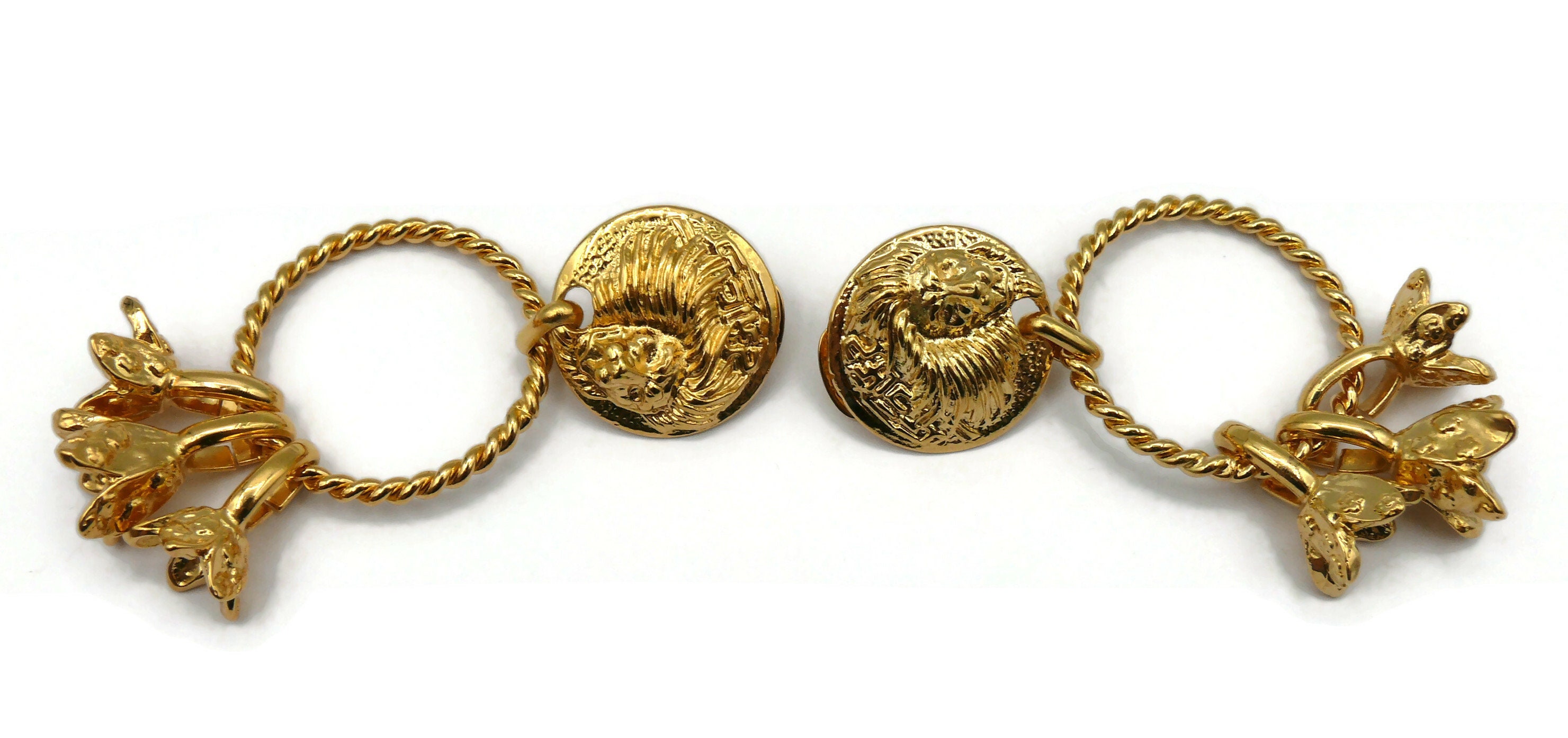 国内正規品Versace メダリオンピアス Versace Crystal Medusa 95' Stud Earrings | Neiman Marcus