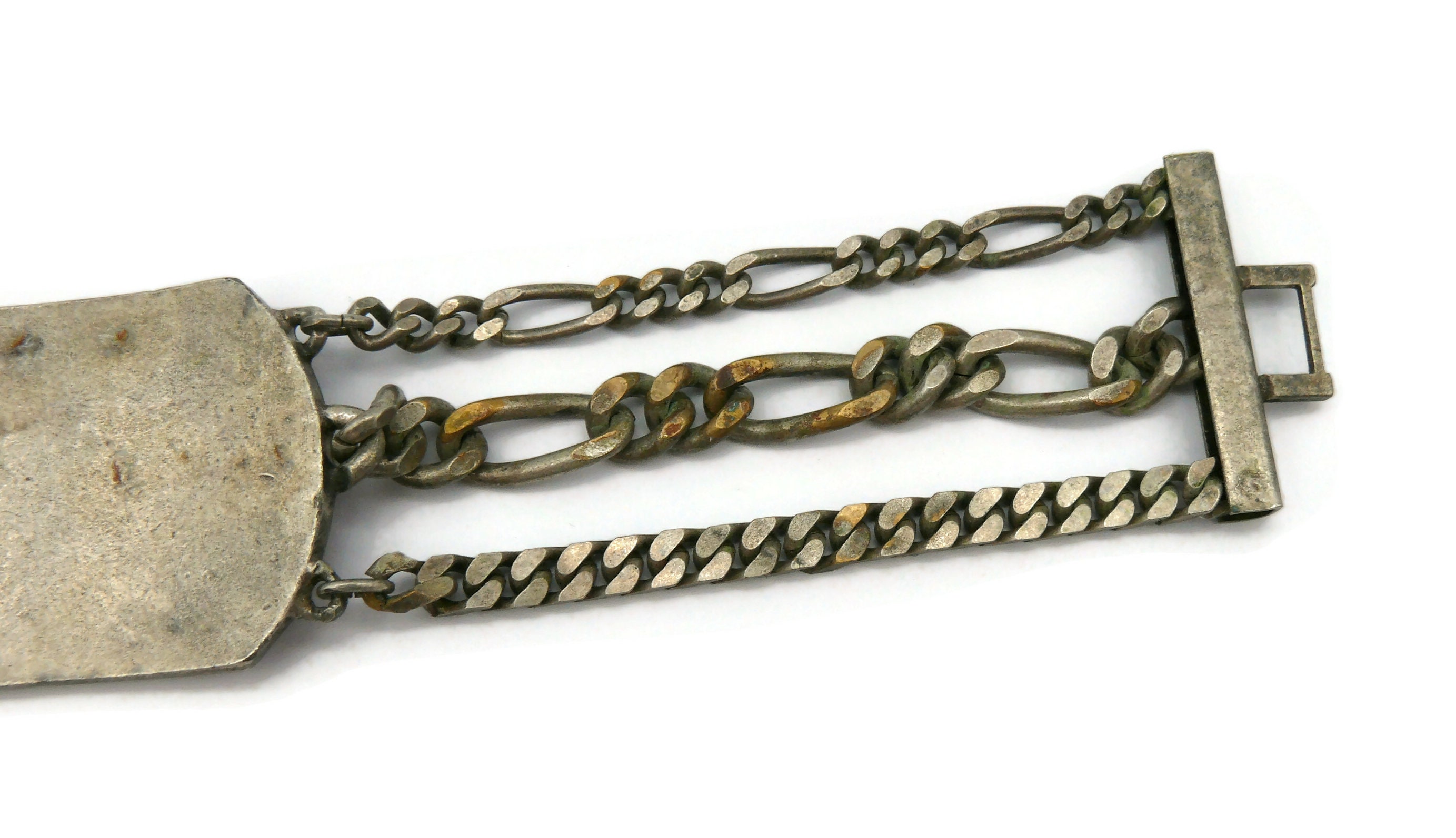 激安/新作 JEAN PAUL Etsy - Bracelet Tag Id Vintage * GAULTIER アクセサリー