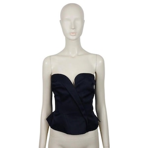 MUGLER * Vintage Black Bustier Corset