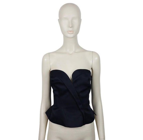 MURRAL Morpho embroidery bustier (Black)