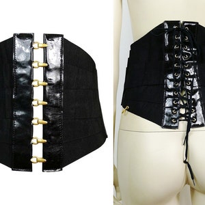 JEAN PAUL GAULTIER (attributed to) * Vintage Bandage Corset Belt