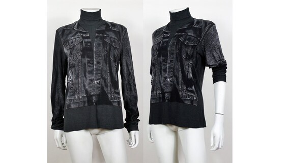JEAN PAUL GAULTIER * Vintage Trompe L'oeil Top