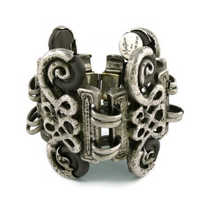 CLAUDE MONTANA Claire Deve Arabesques Cuff Bracelet image 1