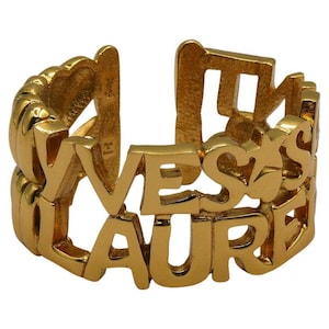 【vintage】YvesSaintLaurent ブレスレット 80-90s vintage】YvesSaintLaurent ブレスレット 80-90s レディース