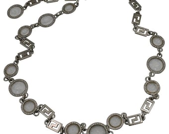 VIELSEITIG von GIANNI VERSACE * Kultiger Vintage-Medusa-Gürtel und griechische Kette