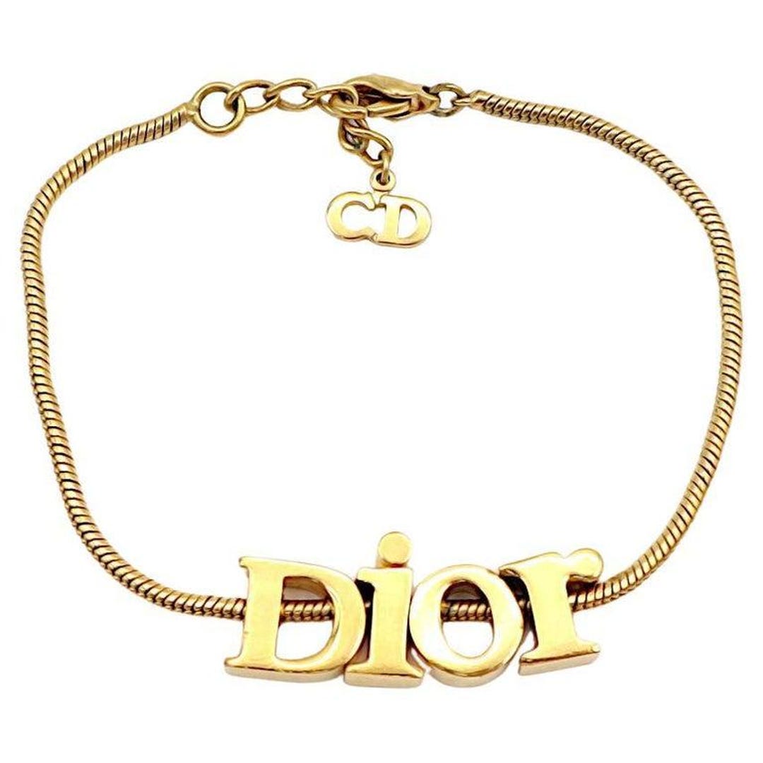 Vintage Gold Tone Spellout Bracelet Christian Dior - Etsy Canada