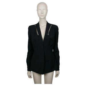 THIERRY MUGLER Couture * Vintage Black Cut Out Jacket