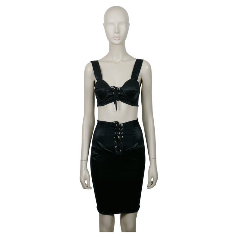 Vintage Junior Gaultier 1987 Cone Bra Corset Top – Katya Riddell