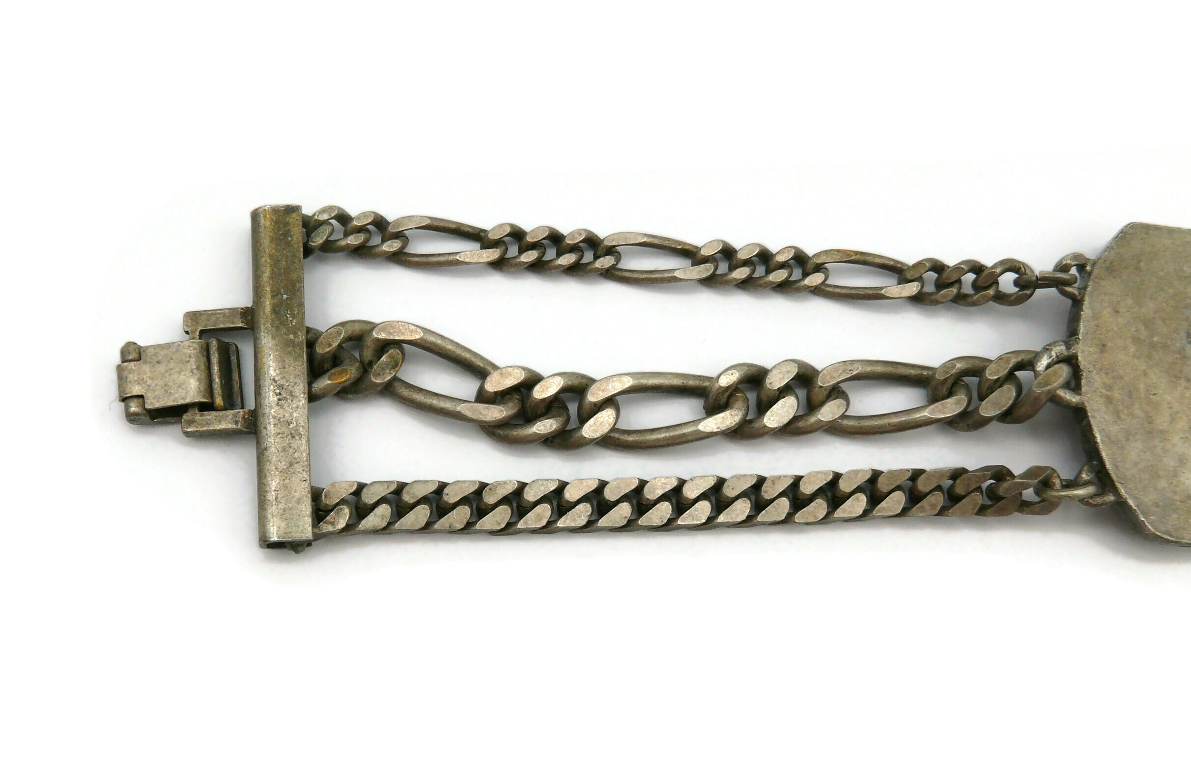 JEAN PAUL GAULTIER * Vintage Id Tag Bracelet - Etsy