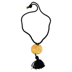 YVES SAINT LAURENT * Collier Pendentif Opium Vintage