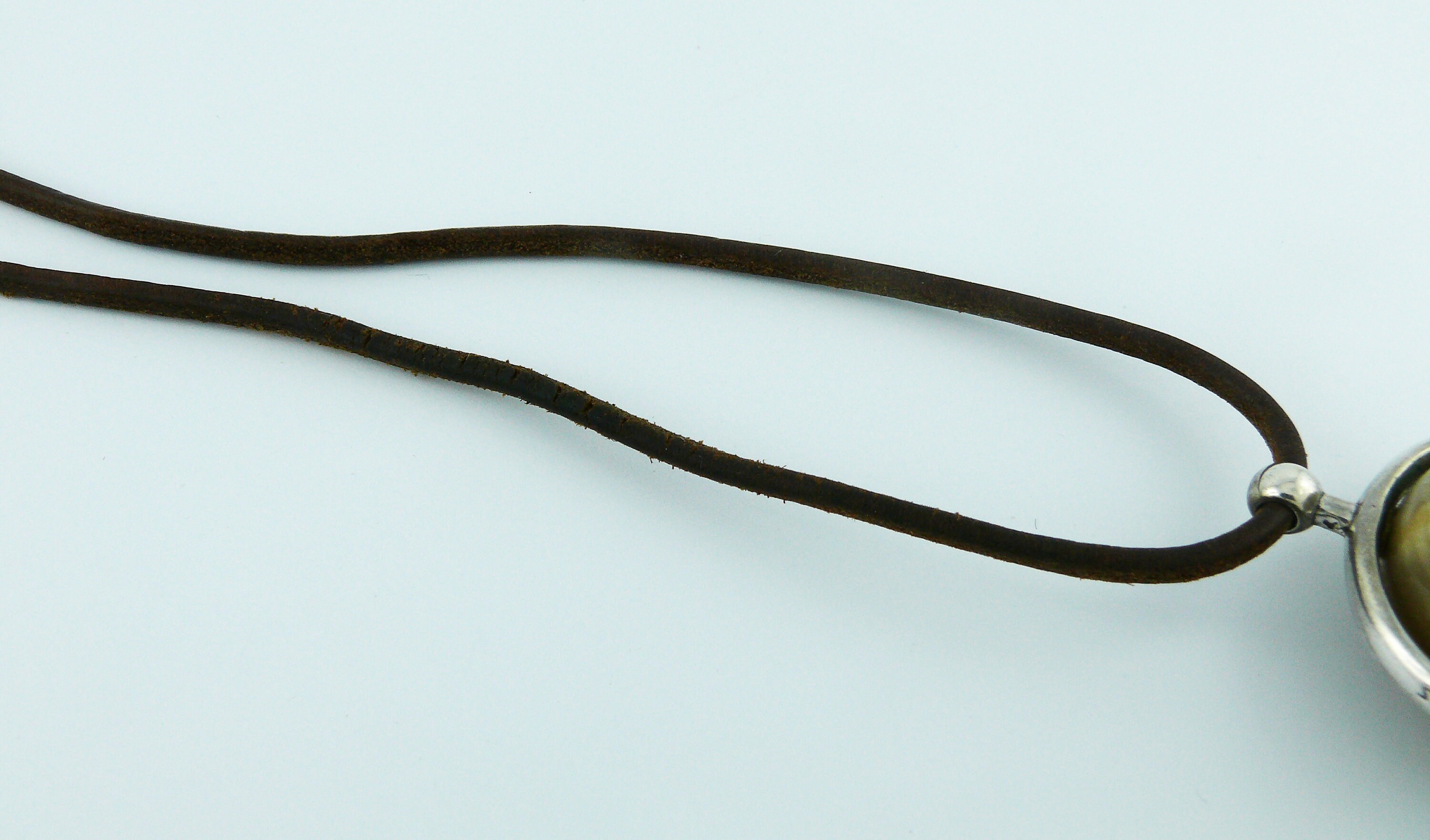 Hermes Vintage Stone Necklace | eBay