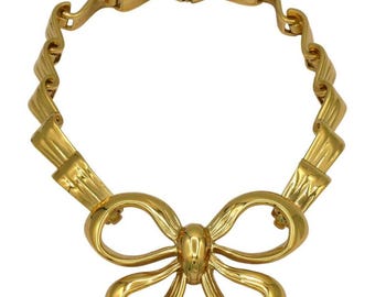 イヴ・サンローラン 1990 ピンクとレッドのクリスタル チョーカー