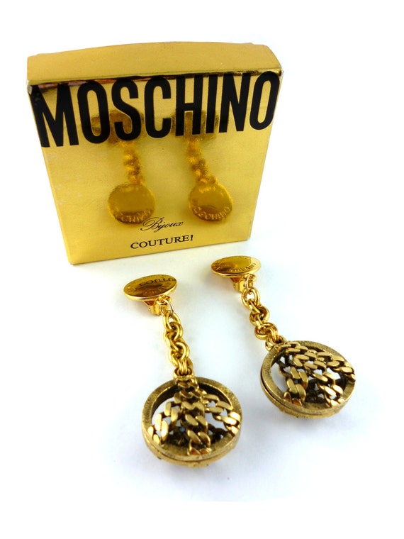 love moschino earrings