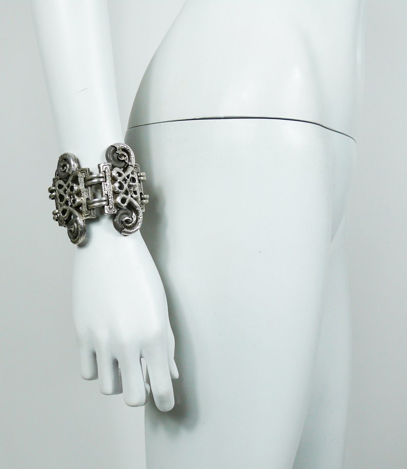 CLAUDE MONTANA Claire Deve Arabesques Cuff Bracelet image 2