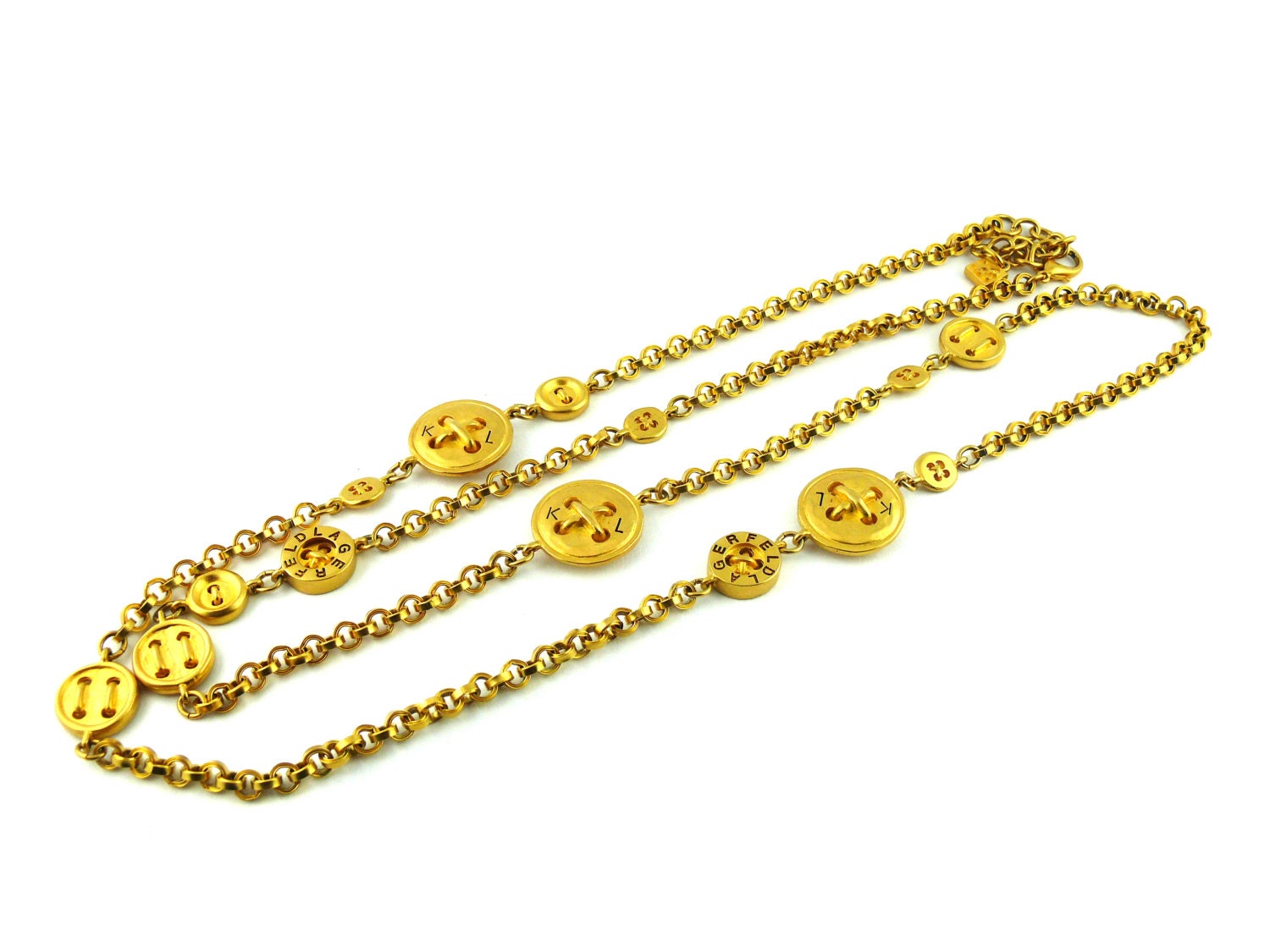 D.NOLO - We have a few of the vintage Chanel button necklaces back
