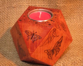 Tea light candle holder