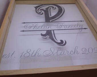 Personalised Wedding Gift Frame