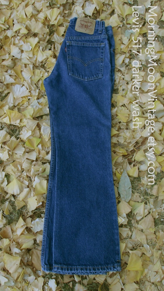 VINTAGE LEVIS 517 Wide Leg Jeans 90s Boho Grunge BOOTCUT | Etsy