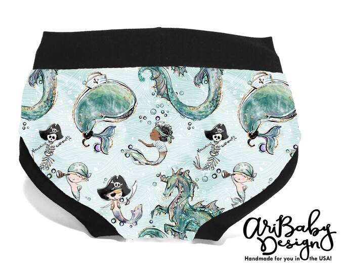 Pirates Childrens Underwear & Potty Training Pants Girls Briefs Boys