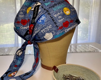 Nurse Appreciation Scrub Hats, Nurse Gift, 3 patterns