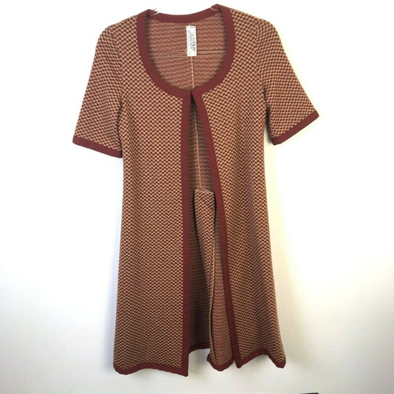 Vintage Bess Art Tunic Cardigan Made in France