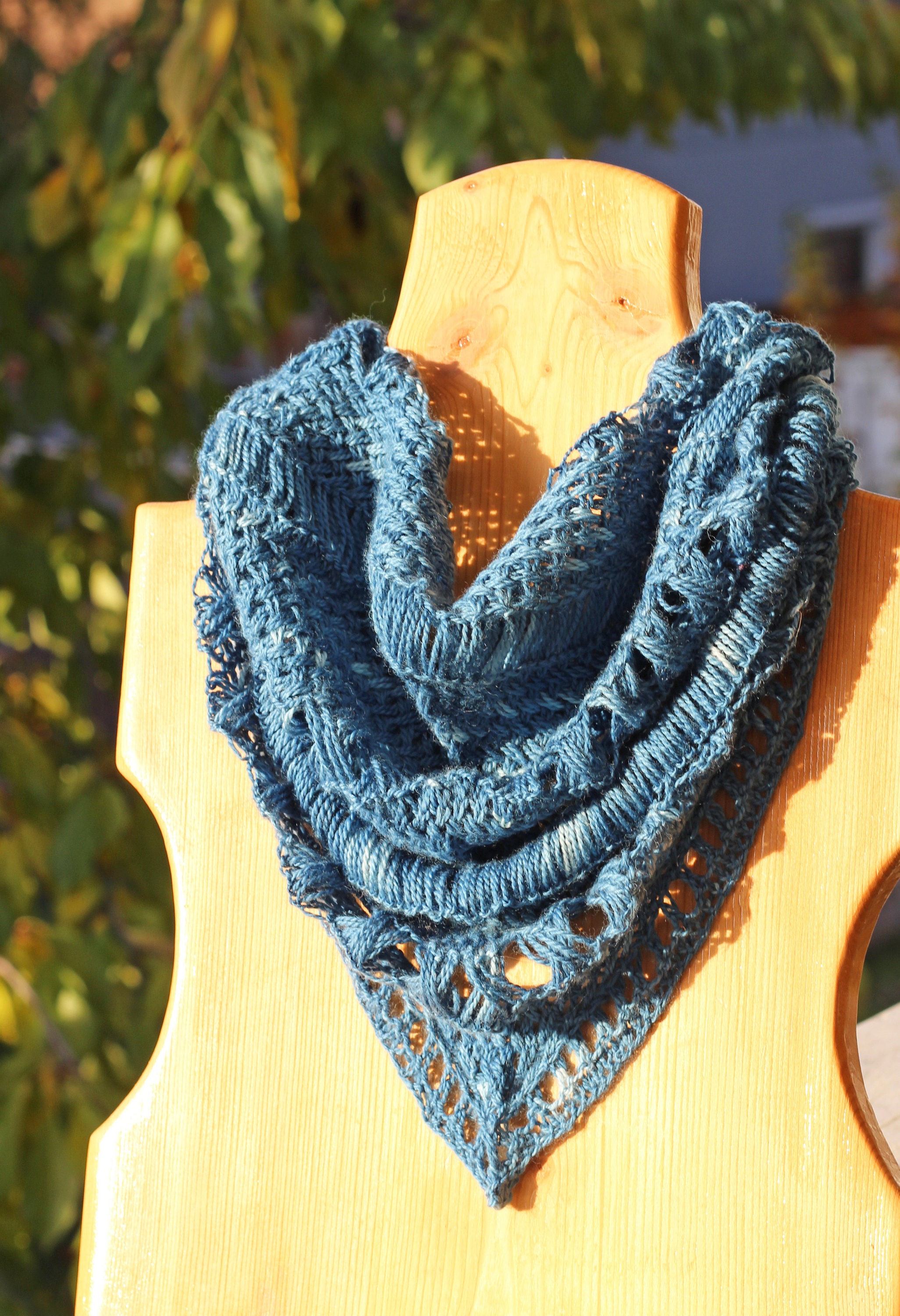 Bandana Cowl Knitting PATTERN Country Girl pattern by Knit a Etsy